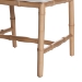 bali & pari Sandy Dining Chair - Crafted Wood and Natural Rattan Side Chair with Bamboo Motif and Upholstered Seat - BSOSandy-Natural Wooden-DC