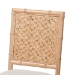 bali & pari Sandy Counter Stool - Crafted Wood and Natural Rattan Lounge Seating with Bamboo Motif and Upholstered Seat - BSOSandy-Natural Wooden-CS