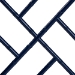 bali & pari Sergio Wood 2-Piece Dining Chair Set - Chippendale Side Chair with Bamboo Motif and Upholstered Seat Cushion, Navy Blue - BSOSergio-Navy Wooden-Arm-DC