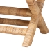 bali & pari Christy Natural Rattan Bench - Hand Wrapped Wicker Accent Seating with Upholstered Cushion and Crisscross Frame - BSOChristy-Light Honey Rattan-Bench