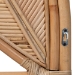 bali & pari Lifen Natural Rattan Standalone Headboard - Handcrafted Panel Headboard with Leaf Motif, King - BSOLifen-Natural Rattan-HB-King