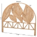 bali & pari Lifen Natural Rattan Standalone Headboard - Handcrafted Panel Headboard with Leaf Motif, King - BSOLifen-Natural Rattan-HB-King