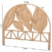 bali & pari Lifen Natural Rattan Standalone Headboard - Handcrafted Panel Headboard with Leaf Motif, King - BSOLifen-Natural Rattan-HB-King