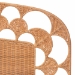 bali & pari Felician Natural Rattan Standalone Headboard - Handwoven Wicker Panel Headboard with Scalloped Fan Motif, King - BSOWS270-Honey Ada-Rattan-HB-King