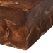 bali & pari Eldora Teak Wood Coffee Table - Handcrafted Live-Edge Accent Table, Low Profile Design for Living Room - BSO12738-Teak-Rec-Boxed-CT