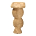 bali & pari Hisao Natural Rattan Checkered Console Table with Sculptural Base - BSOHisao-Natural Rattan-Console Table