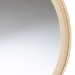 bali & pari Lailan Woven Grasscloth Mirror, Oval, Beige - BSOM449-S512-Beige-Wall Mirror