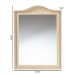 bali & pari Lailan Woven Grasscloth Mirror, Rectangle, Beige - BSOM450-S512-Beige-Wall Mirror