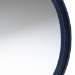 bali & pari Lailan Woven Grasscloth Mirror, Oval, Navy Blue - BSOM449-S439-Navy Blue-Wall Mirror