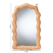 bali & pari Daray Scalloped Natural Rattan Wall Mirror - BSOWS244-Natural-Rattan-Mirror