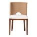bali & pari Norely Dining Chair with Woven Seagrass Back - BSONorely-Light Brown-Banana Fiber-Cushion-DC
