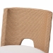 bali & pari Norely Dining Chair with Woven Seagrass Back - BSONorely-Light Brown-Banana Fiber-Cushion-DC