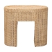 bali & pari Mimi Natural Rattan Checkered End Table with Drawer - BSOMimi-Natural Wicker-ET