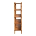 Baxton Studio Lucera Bobbin 5-Tier Display Shelf, Oak Brown - BSOMG9011-5-NT Oak-Shelf
