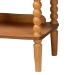 Baxton Studio Lucera Bobbin 5-Tier Display Shelf, Oak Brown - BSOMG9011-5-NT Oak-Shelf
