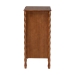 Baxton Studio Seamus 4-Drawer Chest with Carved Bobbin Frame - BSOMG9028-Walnut-4DW-Chest