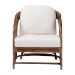bali & pari Stan Natural Rattan Lounge Chair - BSOStan-Light Brown Rattan-Cushion-AC