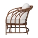bali & pari Stan Natural Rattan Lounge Chair - BSOStan-Light Brown Rattan-Cushion-AC
