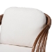 bali & pari Stan Natural Rattan Lounge Chair - BSOStan-Light Brown Rattan-Cushion-AC