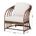 bali & pari Stan Natural Rattan Lounge Chair - BSOStan-Light Brown Rattan-Cushion-AC