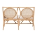 bali & pari Matt Natural Rattan Loveseat with Cane Backrest - BSOMatt-Natural Rattan-Cushion-LS