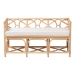 bali & pari Theo Natural Rattan Accent Bench with Removable Cushion - BSOTheo-Natural Rattan-Cushion-Bench