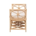 bali & pari Theo Natural Rattan Accent Bench with Removable Cushion - BSOTheo-Natural Rattan-Cushion-Bench