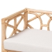 bali & pari Theo Natural Rattan Accent Bench with Removable Cushion - BSOTheo-Natural Rattan-Cushion-Bench
