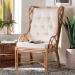 bali & pari Todd Natural Rattan Armchair - BSOTodd-Natural Brown Rattan-Cushion-AC