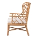 bali & pari Ray Natural Rattan Wingback Armchair with Removable Cushion - BSORay-Natural Brown Rattan-Cushion-AC