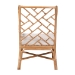 bali & pari Ray Natural Rattan Wingback Armchair with Removable Cushion - BSORay-Natural Brown Rattan-Cushion-AC