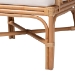 bali & pari Ray Natural Rattan Wingback Armchair with Removable Cushion - BSORay-Natural Brown Rattan-Cushion-AC