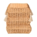 bali & pari Noura Natural Rattan Footstool with Tassel Accents - BSOWS250-Honey Ada Rattan-Stool
