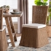 bali & pari Serge Woven Seagrass Dining Chair - BSOSerge-Natural Banana-Cushion-DC