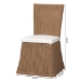 bali & pari Serge Woven Seagrass Dining Chair - BSOSerge-Natural Banana-Cushion-DC