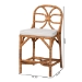 bali & pari Alondra Natural Rattan Counter Stool - BSOAlondra-Light Honey/Rattan-No Arm-Cushion-CS