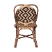 bali & pari Mariano Natural Rattan Dining Chair - BSOMariano-Light Brown Rattan-DC