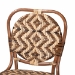 bali & pari Mariano Natural Rattan Dining Chair - BSOMariano-Light Brown Rattan-DC