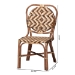 bali & pari Mariano Natural Rattan Dining Chair - BSOMariano-Light Brown Rattan-DC