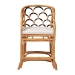 bali & pari Veneto Natural Rattan Counter Stool with Scalloped Back - BSOVeneto-Light Honey Rattan/Dark Brown Contrast-CS