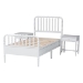 Baxton Studio Lucera 3-Piece Bedroom Set, Twin, White - BSOMG0110-8-White-Twin 3PC Bedroom Set