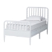 Baxton Studio Lucera 4-Piece Bedroom Set, Twin, White - BSOMG0110-8-White-Twin 4PC Bedroom Set