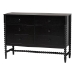 Baxton Studio Lucera 5-Piece Bedroom Set, Twin, Black - BSOMG0110-8-Black-Twin 5PC Bedroom Set