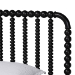 Baxton Studio Lucera 5-Piece Bedroom Set, Twin, Black - BSOMG0110-8-Black-Twin 5PC Bedroom Set