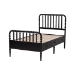 Baxton Studio Lucera 6-Drawer Platform Bed with Bobbin Frame, Twin, Black - BSOMG0110-8-Black-Twin