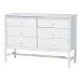 Baxton Studio Lucera 4-Piece Bedroom Set, Queen, White - BSOMG0110-8-White-Queen 4PC Bedroom Set