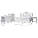Baxton Studio Lucera 5-Piece Bedroom Set, Queen, White - BSOMG0110-8-White-Queen 5PC Bedroom Set