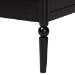 Baxton Studio Lucera 4-Piece Bedroom Set, Queen, Black - BSOMG0110-8-Black-Queen 4PC Bedroom Set