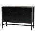 Baxton Studio Lucera 5-Piece Bedroom Set, Queen, Black - BSOMG0110-8-Black-Queen 5PC Bedroom Set