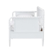 Baxton Studio Lucera 3-Drawer Daybed with Bobbin Frame, Twin, White - BSOMG0110-7-White-Daybed-Twin